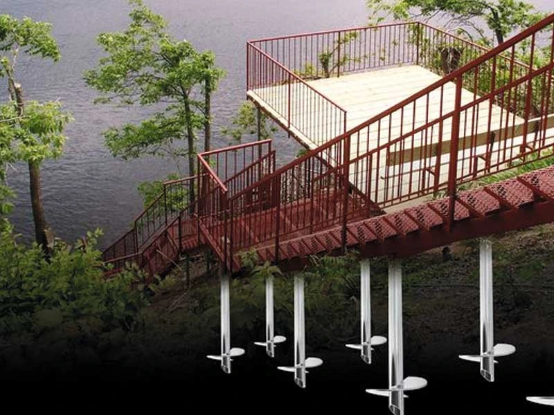 Helical Deck Pier Installation in Tupelo, MS