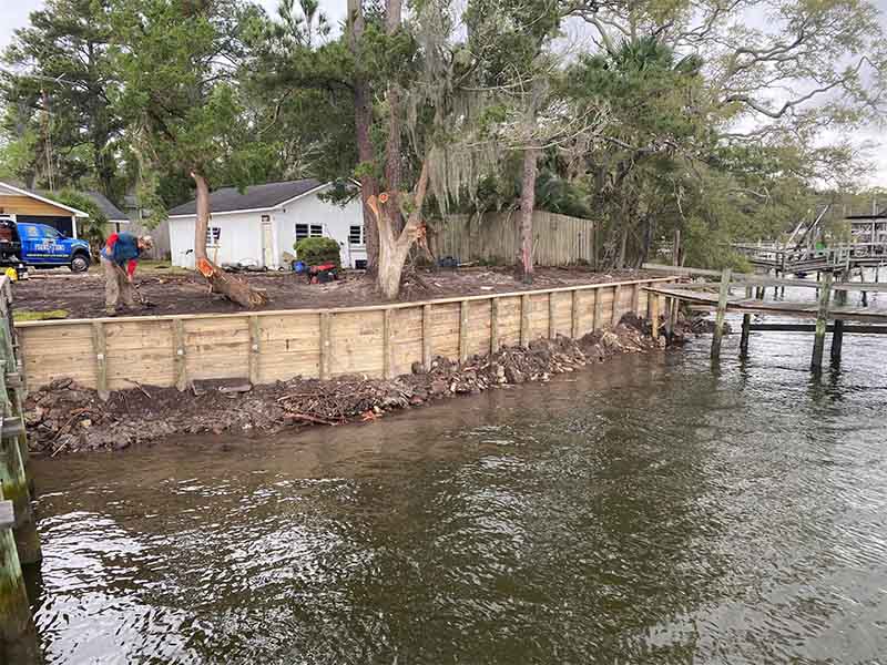 Seawall Repair in Tupelo, MS