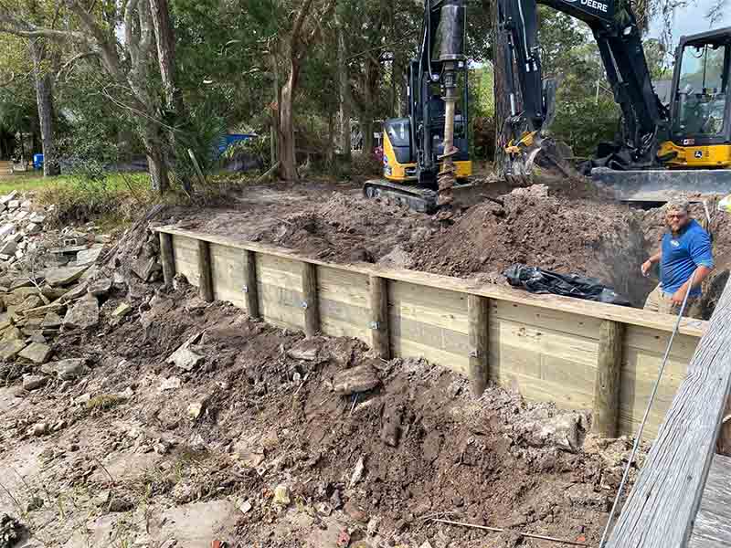 Seawall Repair in Tupelo, MS